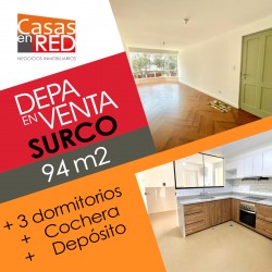Departamento en Surco 94m2